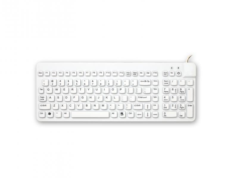 Man & Machine Really Cool USB QWERTY English White keyboard