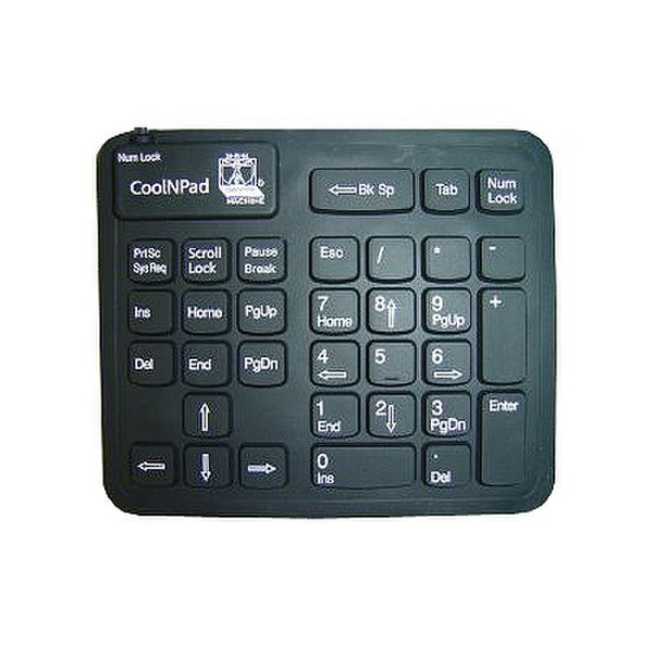 Man & Machine CoolNPad USB Numerisch Schwarz Tastatur