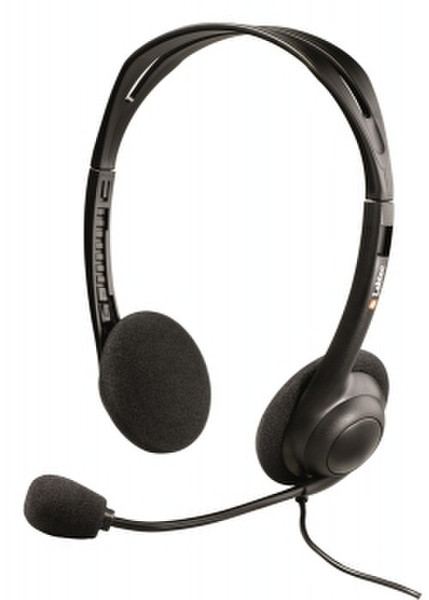 Labtec stereo 242 headset Стереофонический Черный гарнитура