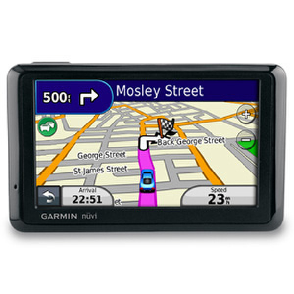 Garmin Nüvi 1390T Lifetime Map Updates Фиксированный 4.3