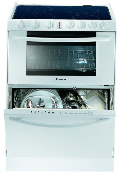Candy TRIO503WIT Keramische Fornuizen white combi kitchen appliance