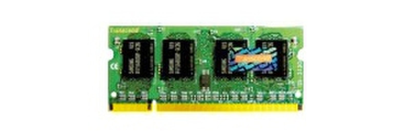 Transcend 512MB, DDR2, PC5300, 667MHz, soDIMM 200Pin, 64bit, 1.8V,CL5, 32Mx16, Notebook Memory 0.5ГБ DDR2 667МГц модуль памяти