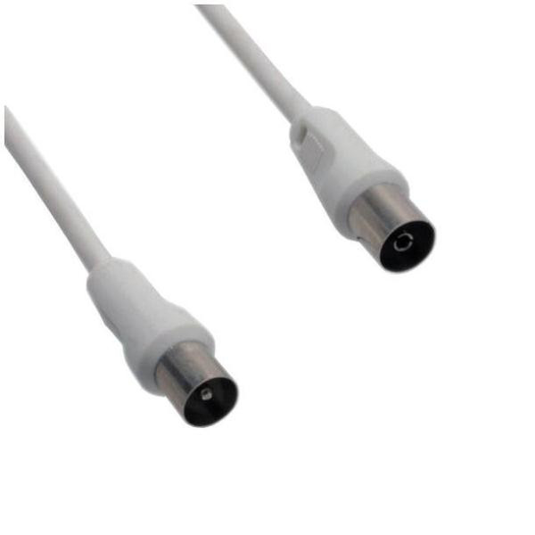 Nilox 07NXCA05MF201 5m IEC 169-2 IEC 169-2 White coaxial cable