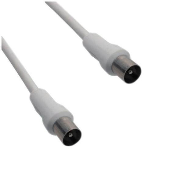 Nilox 07NXCA1MMA201 1.5m IEC 169-2 IEC 169-2 White coaxial cable