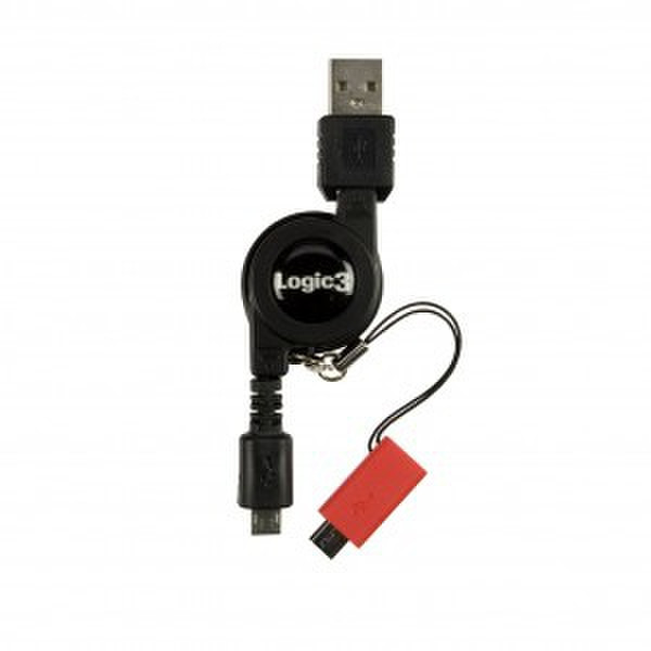 Logic3 Blackberry Data/Charge Cable Black mobile phone cable