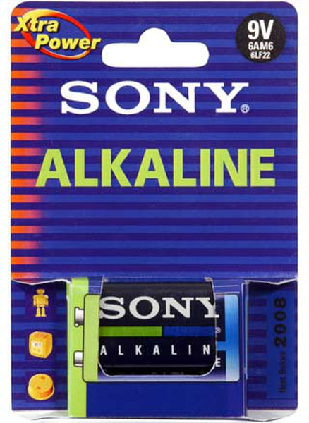 Sony Alkaline - size 9V Щелочной 9В батарейки