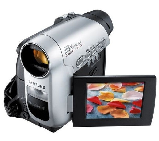 Samsung VP-D363 Mini DV Camcorder 0.8MP CCD Silver