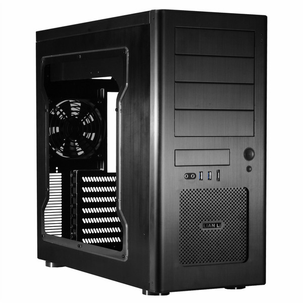 Lian Li PC-8NWX Midi-Tower Black computer case