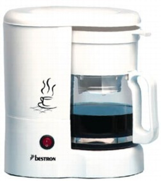 Bestron DCJ668 Coffee maker (white) Filterkaffeemaschine 12Tassen Weiß