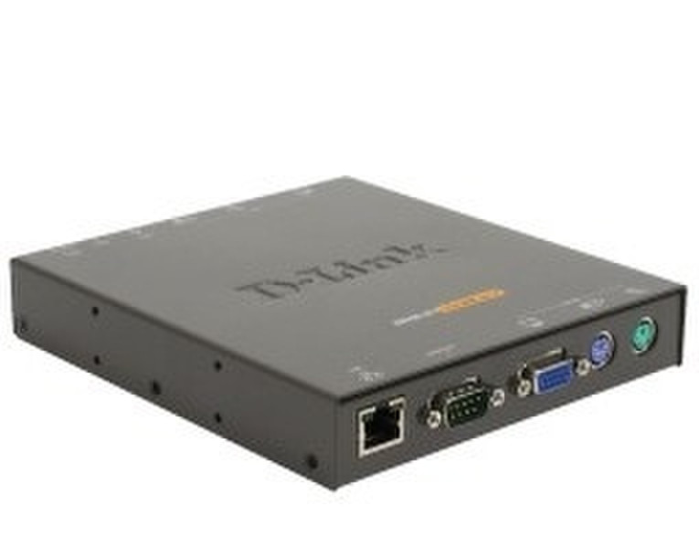 D-Link 1-port IP KVM Switch Schwarz Tastatur/Video/Maus (KVM)-Switch