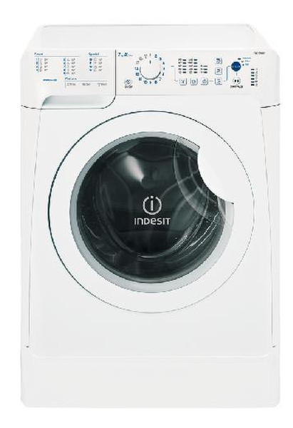 Indesit PWC7148W freestanding Front-load 7kg 1400RPM A+ White washing machine