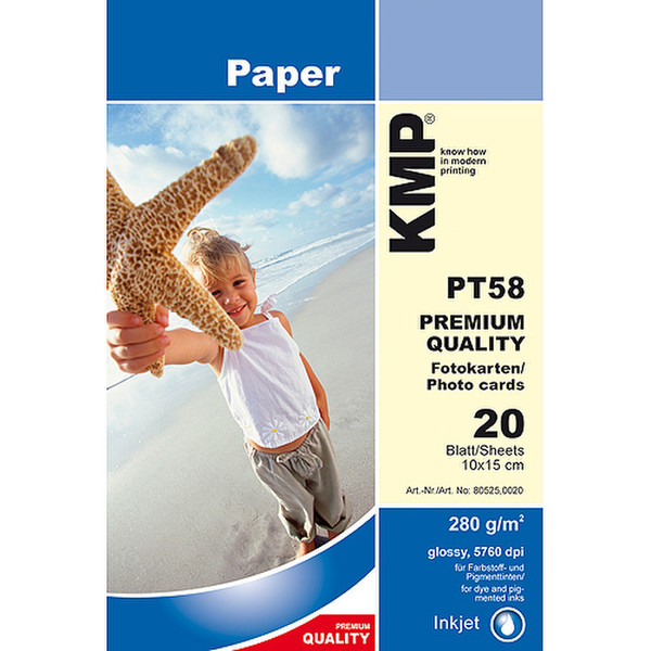 KMP PT58 Gloss photo paper