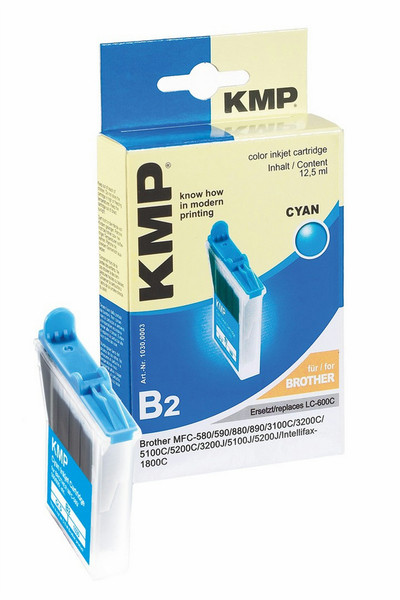 KMP B2 Cyan Tintenpatrone