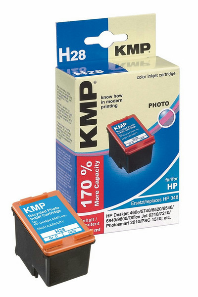 KMP H28 Black,Cyan,Magenta ink cartridge