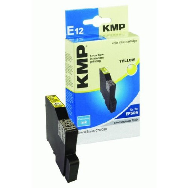 KMP E12 Желтый струйный картридж