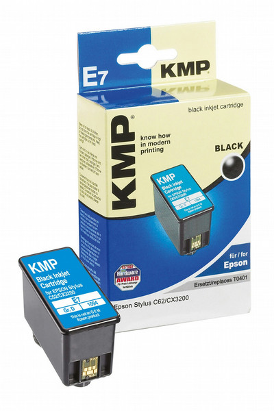 KMP E7 Schwarz Tintenpatrone