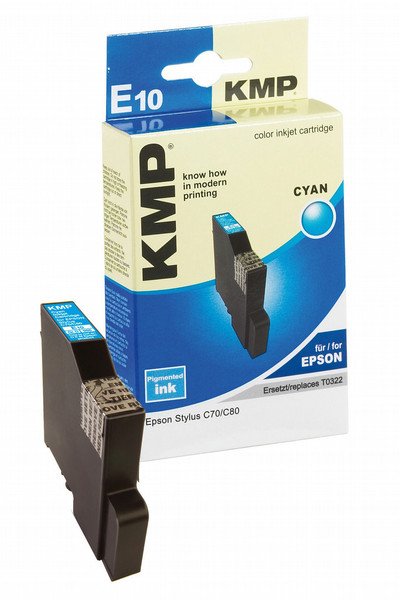 KMP E10 Cyan Tintenpatrone