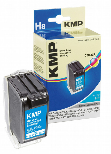KMP H8 Gelb Tintenpatrone