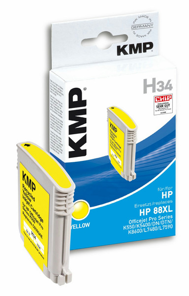 KMP H34 Yellow ink cartridge
