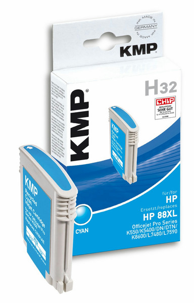 KMP H32 Cyan ink cartridge
