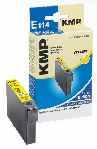 KMP E114 Желтый струйный картридж