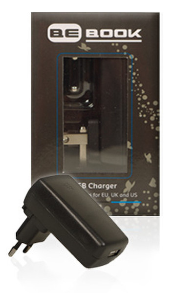 BeBook USB Travel Charger Для помещений Черный зарядное для мобильных устройств
