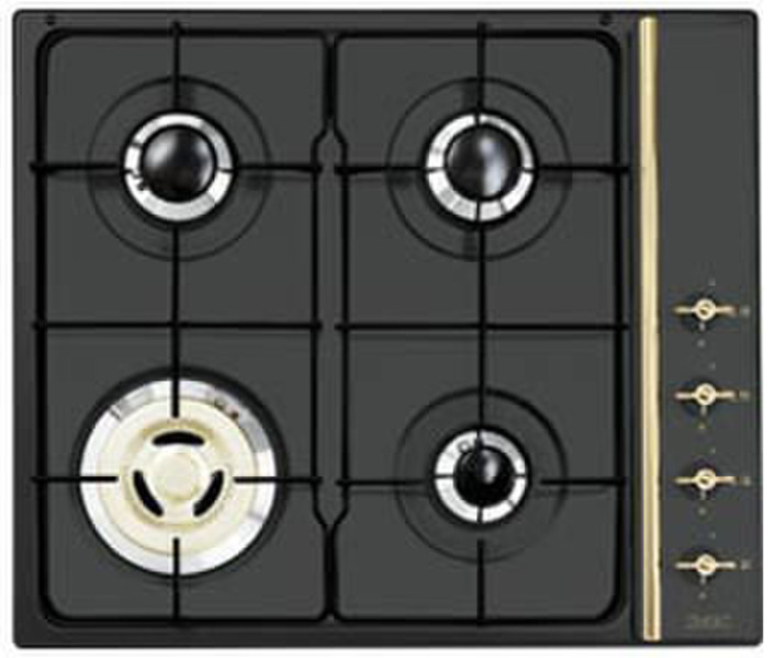 Smeg SR804SEA3 Встроенный Gas hob Cеребряный плита