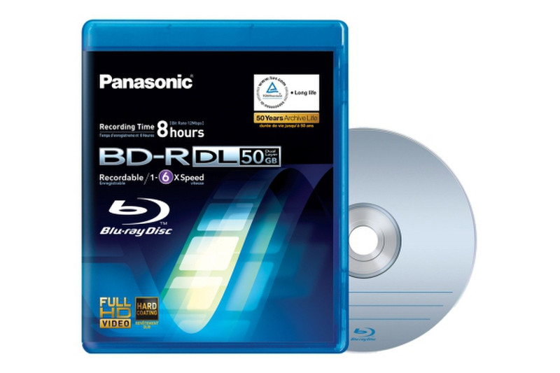 Panasonic LM-BRU50MAE 50ГБ BD-R чистые Blu-ray диски