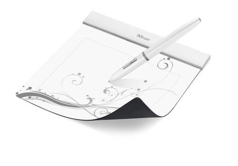 Trust Flex Design 155 x 120мм Белый графический планшет