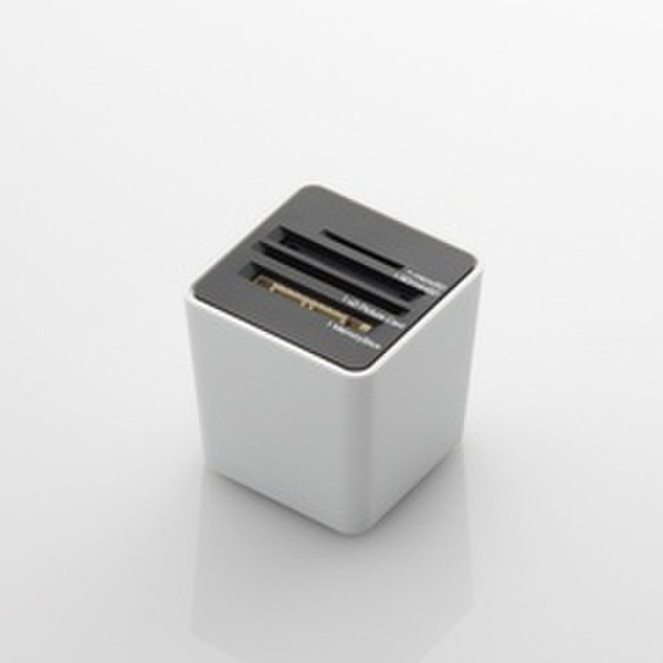 Elecom Card Reader Top Loading USB 2.0 Weiß Kartenleser