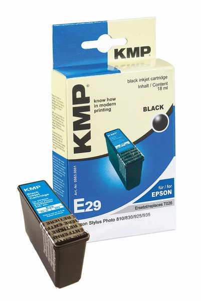 KMP E29 Черный струйный картридж