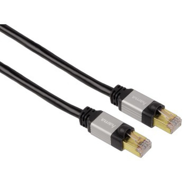 Hama Patch Cable, 3.00m 3.00m Black networking cable