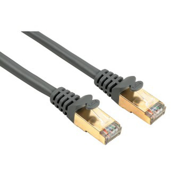 Hama Patch Cable, STP, 5 m 5m Grey networking cable