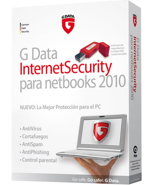 Micronet G Data InternetSecurity for Netbooks 2010 1user(s) 1year(s) Spanish