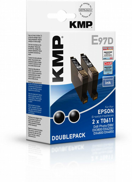 KMP E97D Черный струйный картридж