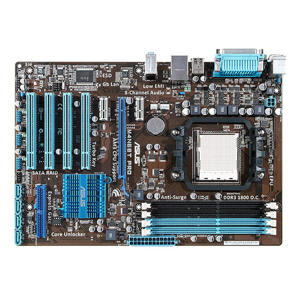ASUS M4N68T PRO NVIDIA nForce 630a Buchse AM3 ATX Motherboard