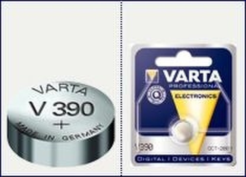 Varta V390 Siler-Oxid (S) 80mAh 1.55V Wiederaufladbare Batterie