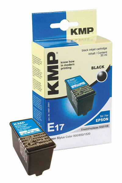 KMP E17 Black ink cartridge