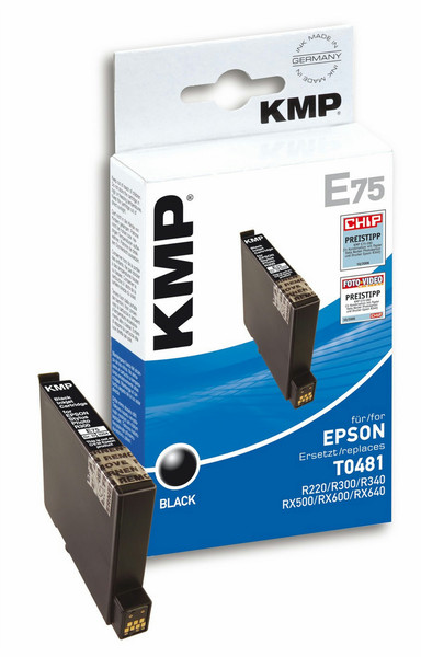 KMP E75 Черный струйный картридж