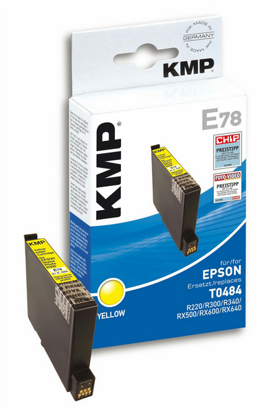 KMP E78 Желтый струйный картридж