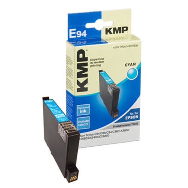 KMP E94 Пигментный бирюзовый струйный картридж