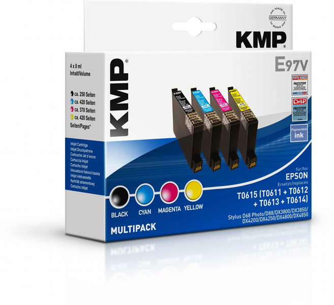 KMP E97V Black,Cyan,Magenta,Yellow ink cartridge