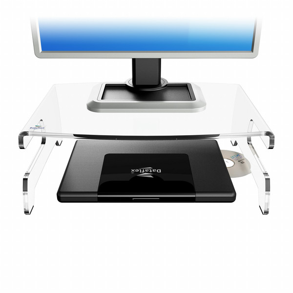 Dataflex 44.660 Flat panel Multimedia stand Прозрачный multimedia cart/stand