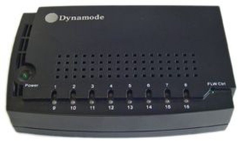 Dynamode SW160010-MD Неуправляемый Черный сетевой коммутатор