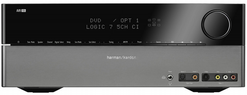 Harman/Kardon AVR 155 40W 5.1Kanäle Surround Schwarz, Silber AV-Receiver