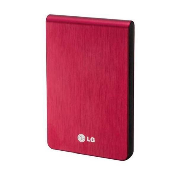 LG XD3 640GB Slim 2.0 640ГБ Красный внешний жесткий диск