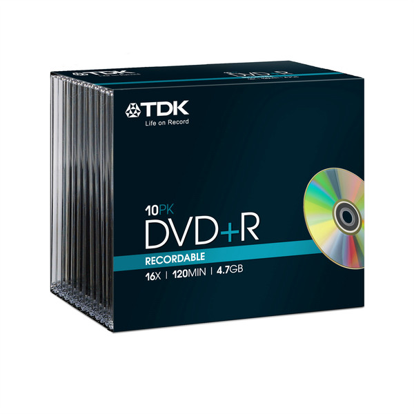 TDK 10 x DVD+R 4.7GB 4.7GB DVD+R 10pc(s)