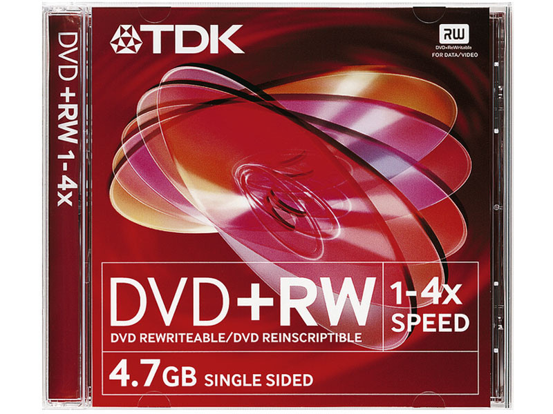 TDK T19522 4.7GB DVD+RW 10pc(s) blank DVD