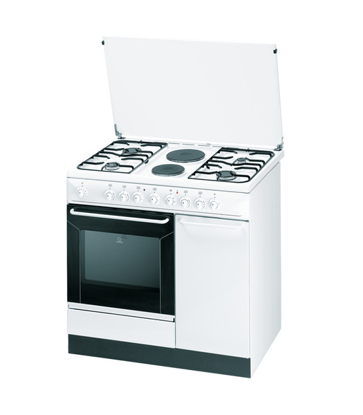 Indesit K9B11S(W) Отдельностоящий Combi hob D Белый