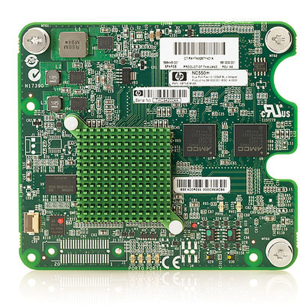 HP NC550m 10Gb 2-port PCIe x8 Flex-10 Ethernet Adapter networking card